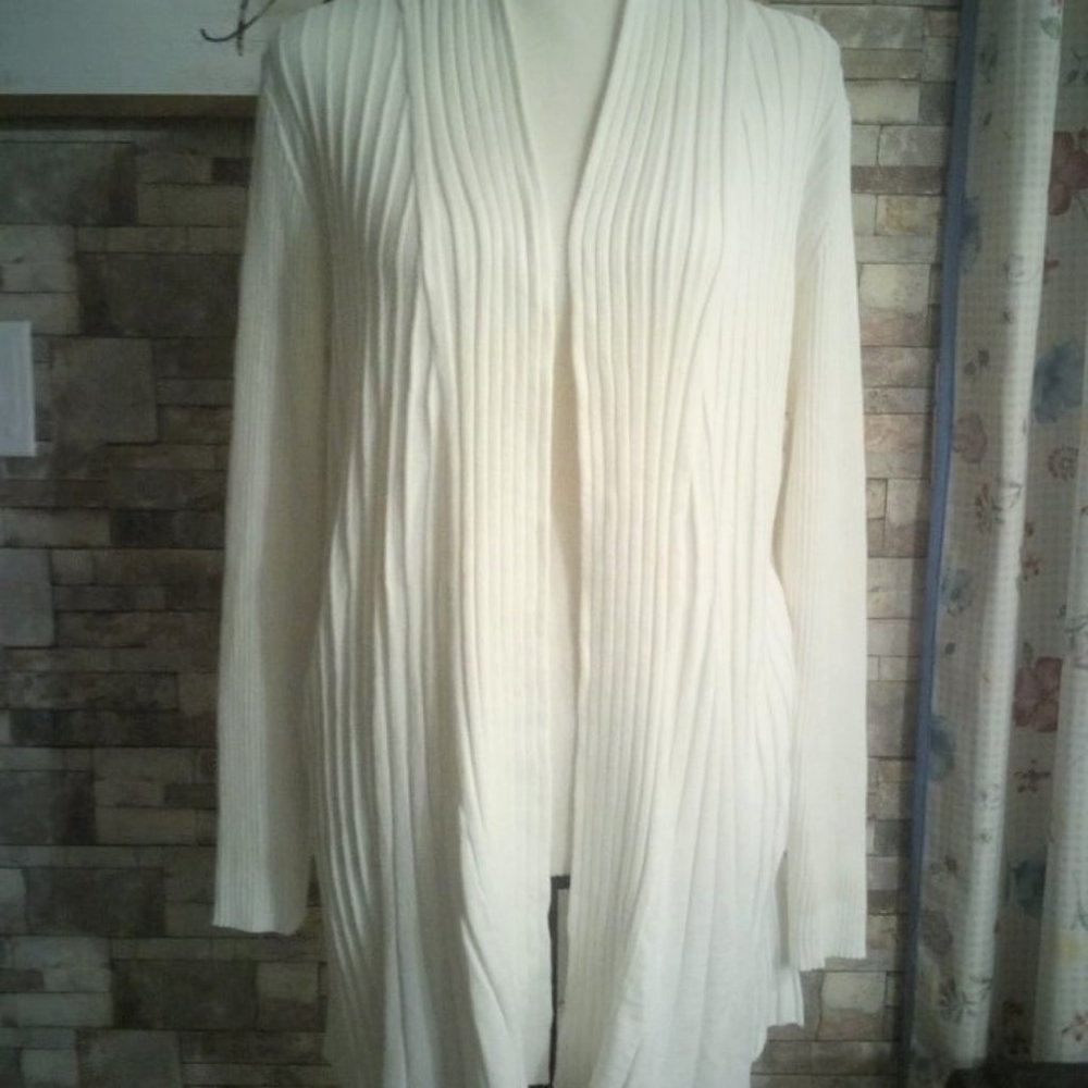 Womens White Cardigan